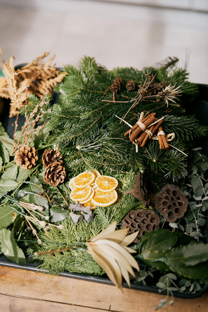 DIY Christmas Wreath Kit – Classic Fresh Wreath Kit