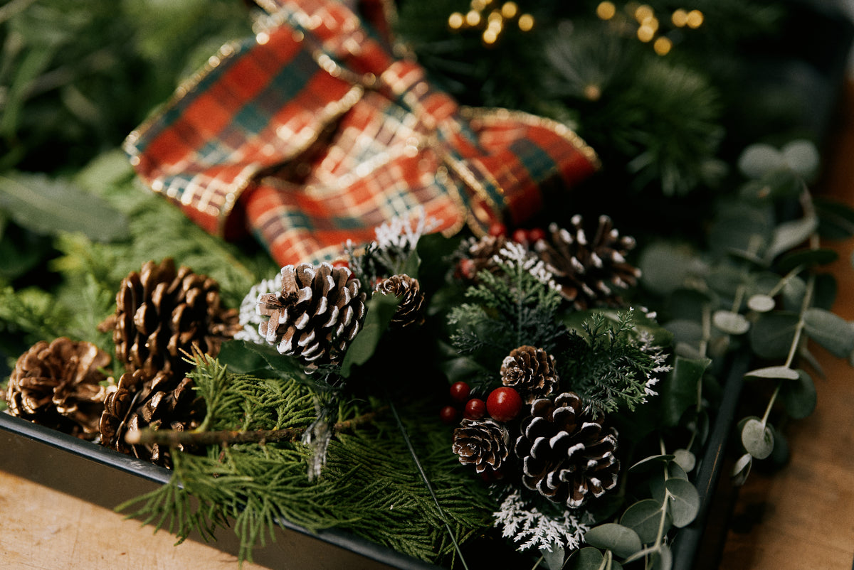 DIY Christmas Wreath Kit – Classic Fresh Wreath Kit
