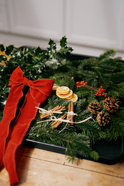DIY Christmas Wreath Kit – Classic Fresh Wreath Kit