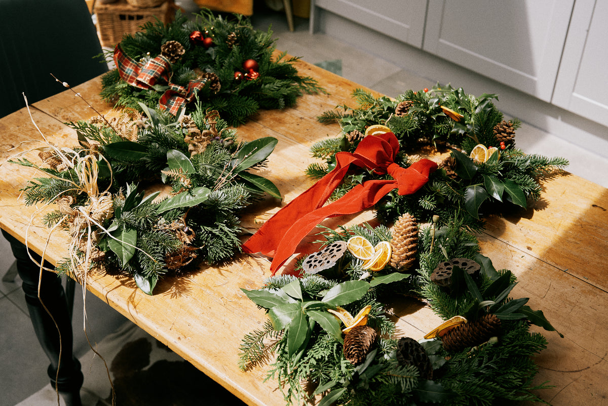 DIY Christmas Wreath Kit – Classic Fresh Wreath Kit